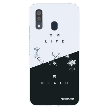 Picasee husă transparentă din silicon pentru Samsung Galaxy A40 A405F - Life - Death
