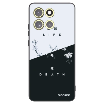 Picasee husă neagră din silicon pentru Motorola Moto G86 5G - Life - Death
