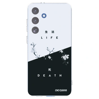 Picasee husă transparentă din silicon pentru Samsung Galaxy S25 FE 5G - Life - Death