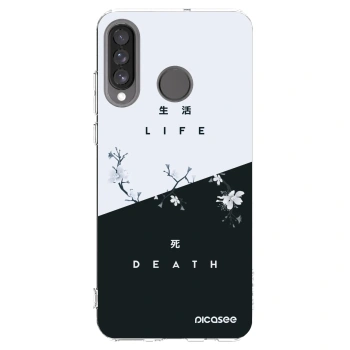 Picasee husă transparentă din silicon pentru Huawei P30 Lite - Life - Death