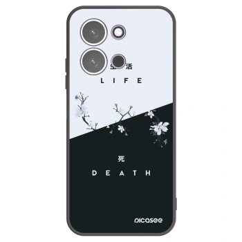 Picasee husă neagră din silicon pentru Xiaomi Redmi 15C 5G - Life - Death