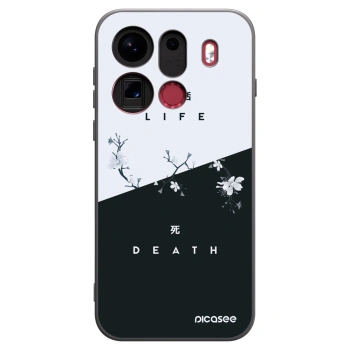 Picasee husă neagră din silicon pentru OPPO Find X9 Pro - Life - Death