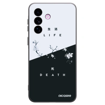 Picasee husă neagră din silicon pentru Samsung Galaxy A57 5G - Life - Death