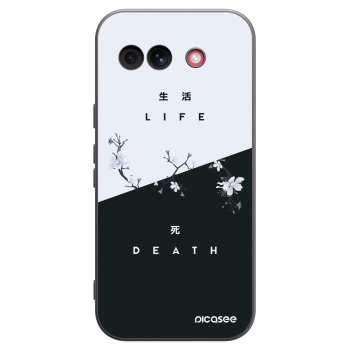 Picasee husă neagră din silicon pentru Google Pixel 10a - Life - Death
