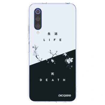 Picasee husă transparentă din silicon pentru Xiaomi Mi 9 SE - Life - Death