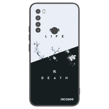 Picasee husă neagră din silicon pentru Xiaomi Redmi Note 8 - Life - Death
