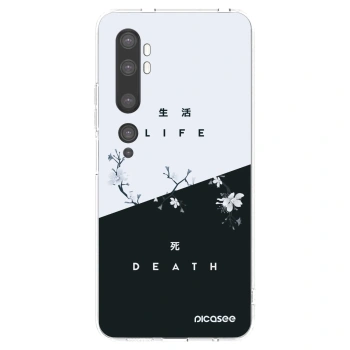 Picasee husă transparentă din silicon pentru Xiaomi Mi Note 10 (Pro) - Life - Death