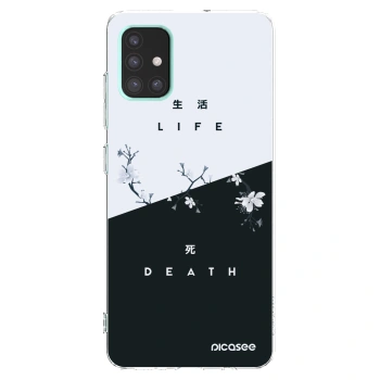 Picasee husă transparentă din silicon pentru Samsung Galaxy A51 A515F - Life - Death