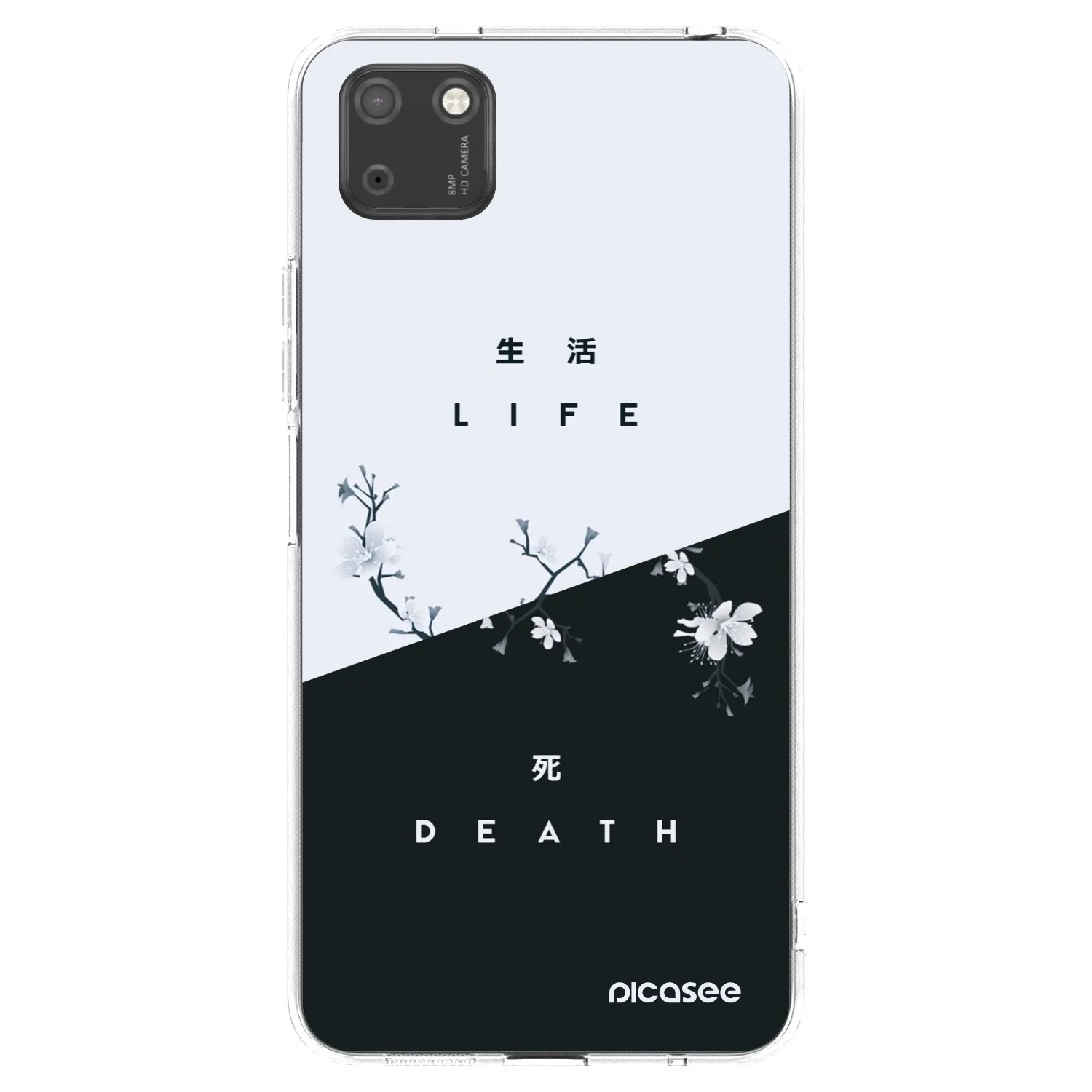 Picasee husă transparentă din silicon pentru Huawei Y5P - Life - Death