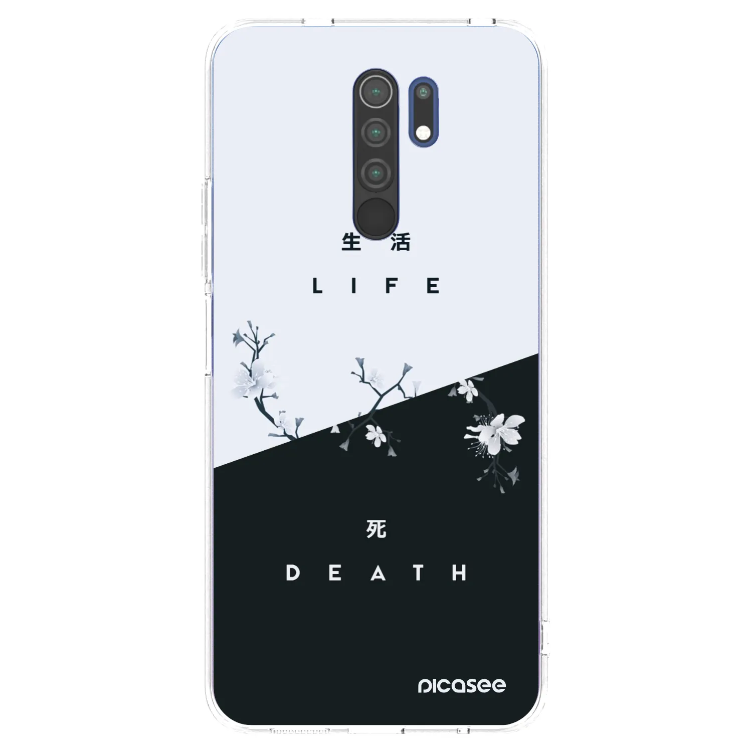 Picasee husă transparentă din silicon pentru Xiaomi Redmi 9 - Life - Death