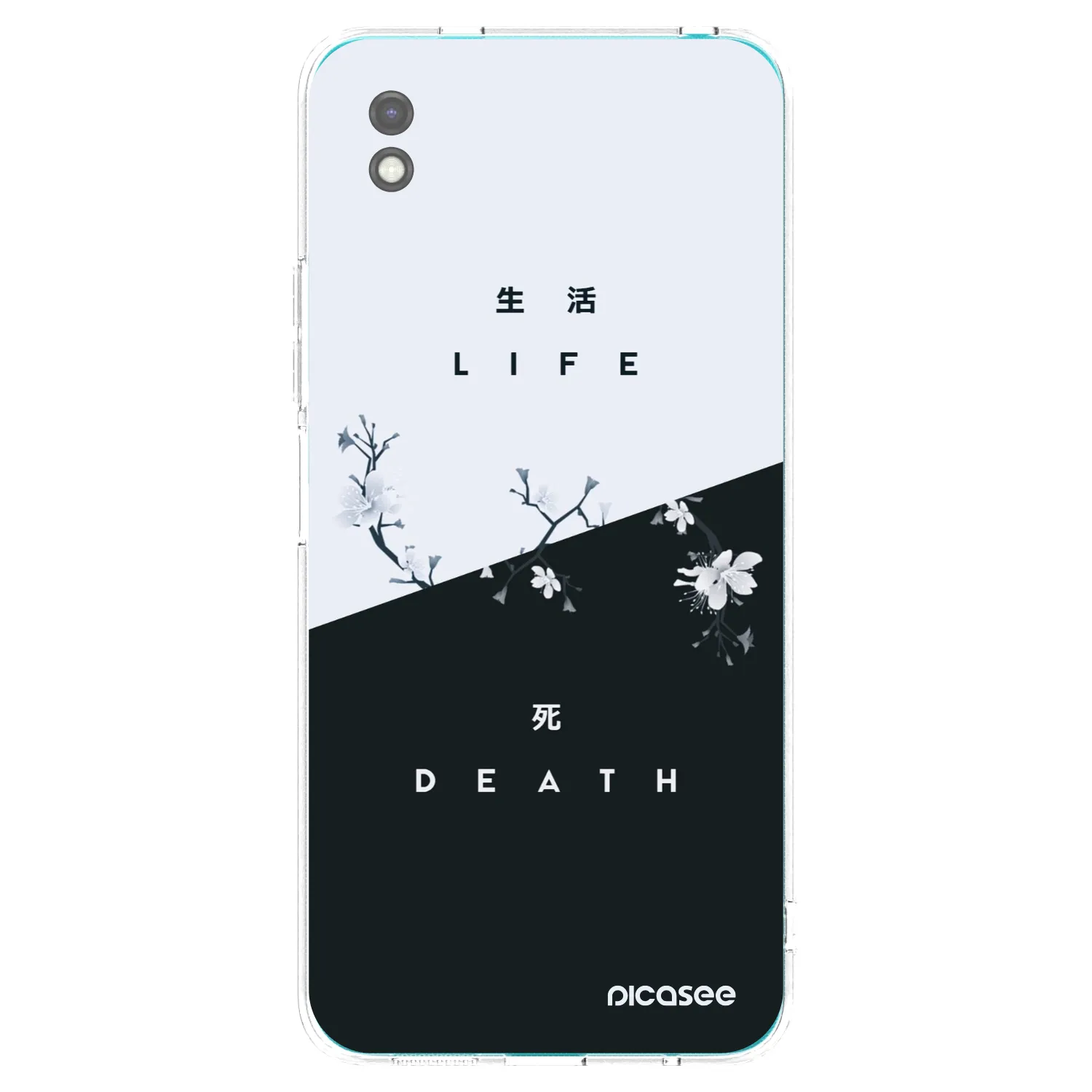 Picasee husă neagră din silicon pentru Xiaomi Redmi 9A - Life - Death