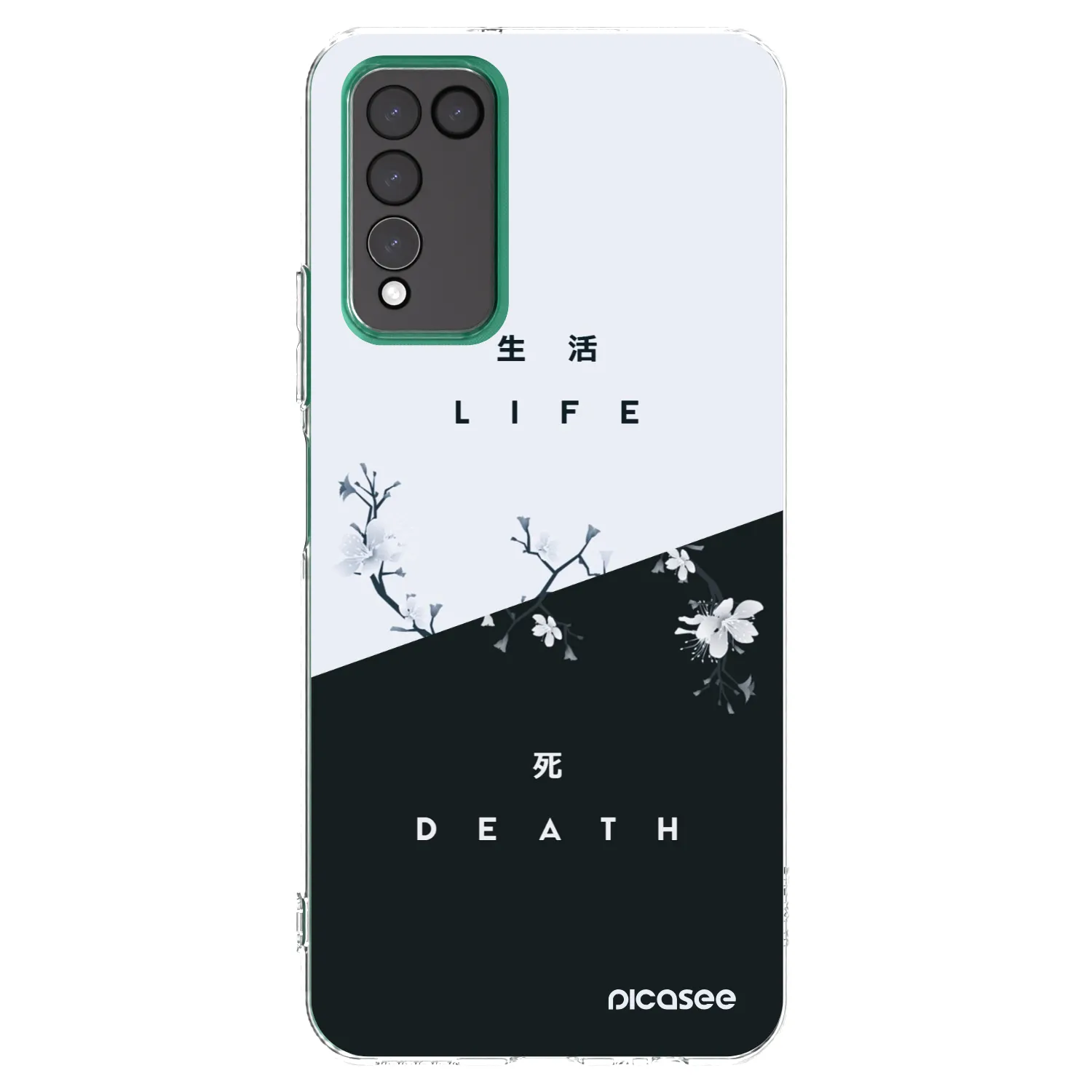 Picasee husă transparentă din silicon pentru Honor 10X Lite - Life - Death