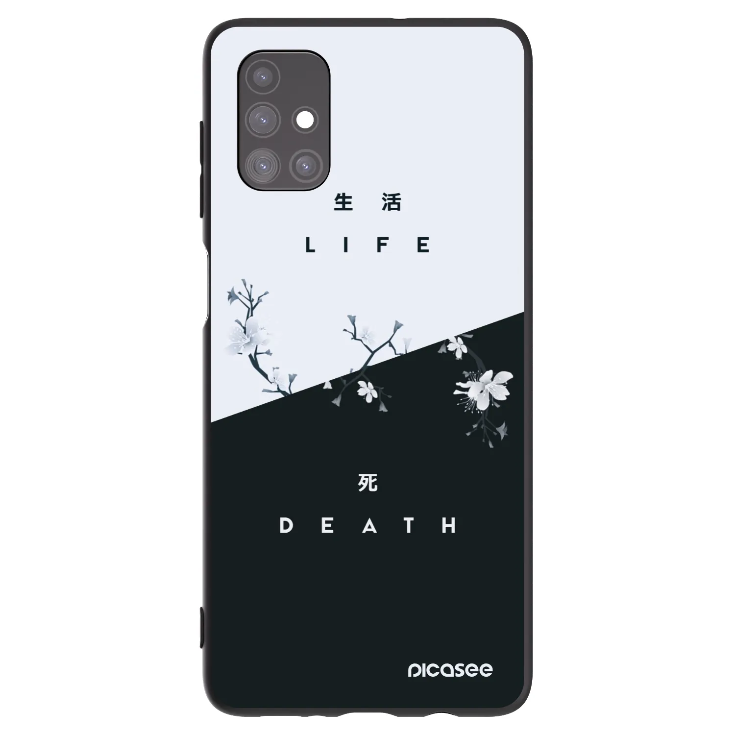 Picasee husă neagră din silicon pentru Samsung Galaxy M51 M515F - Life - Death