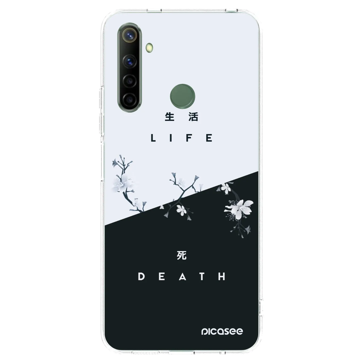 Picasee husă transparentă din silicon pentru Realme 6i - Life - Death