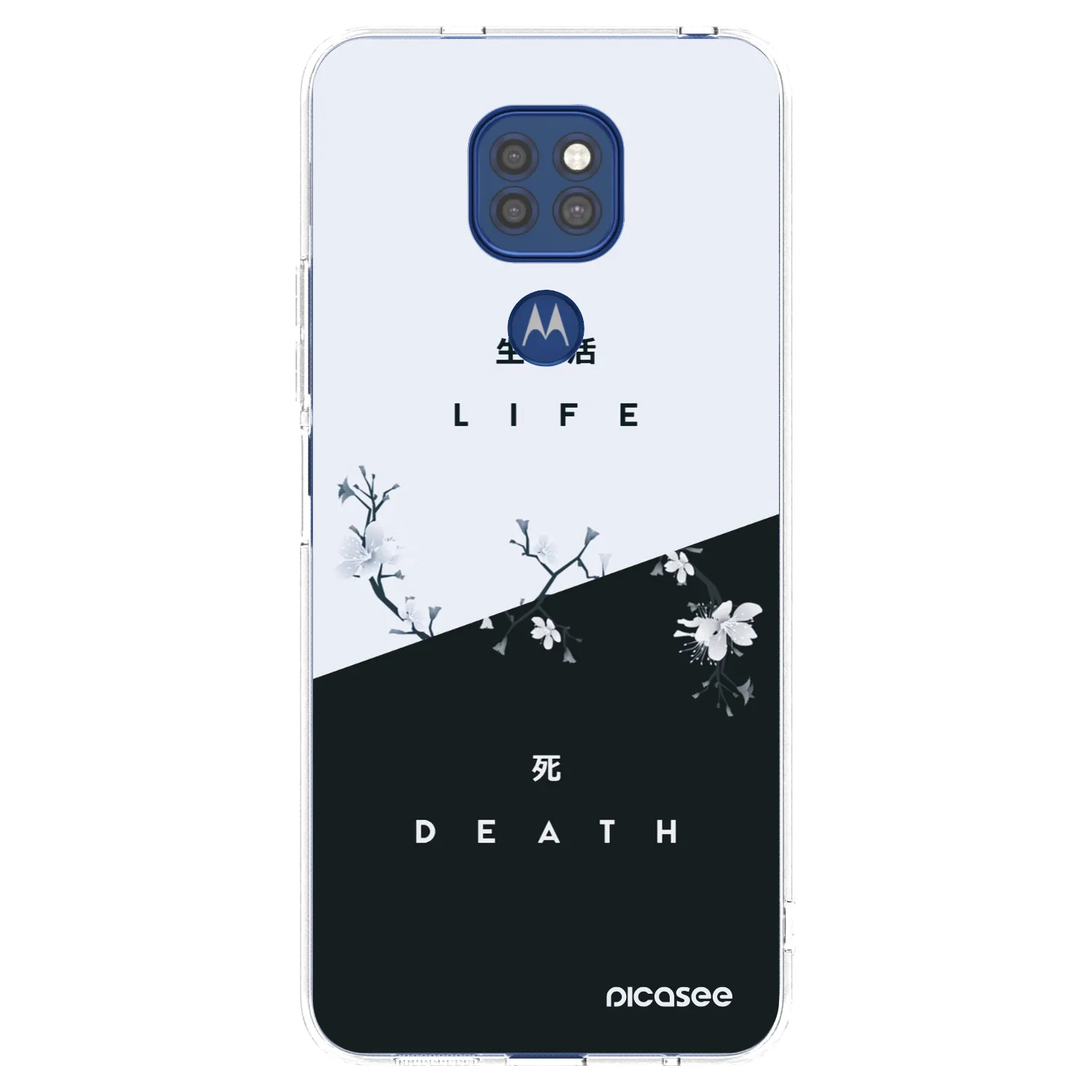 Picasee husă transparentă din silicon pentru Motorola Moto G9 Play - Life - Death