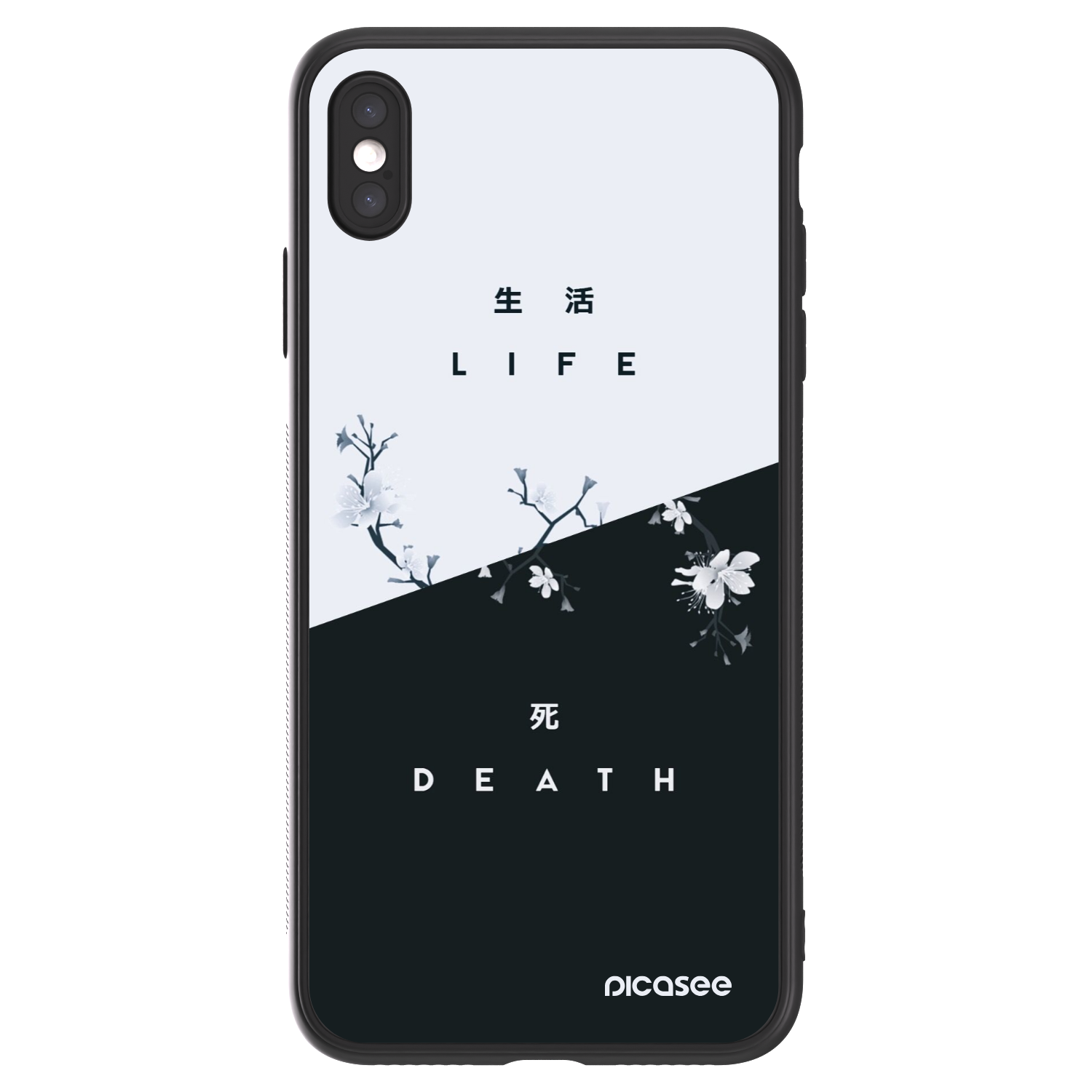 Picasee ULTIMATE CASE pentru Apple iPhone XS Max - Life - Death