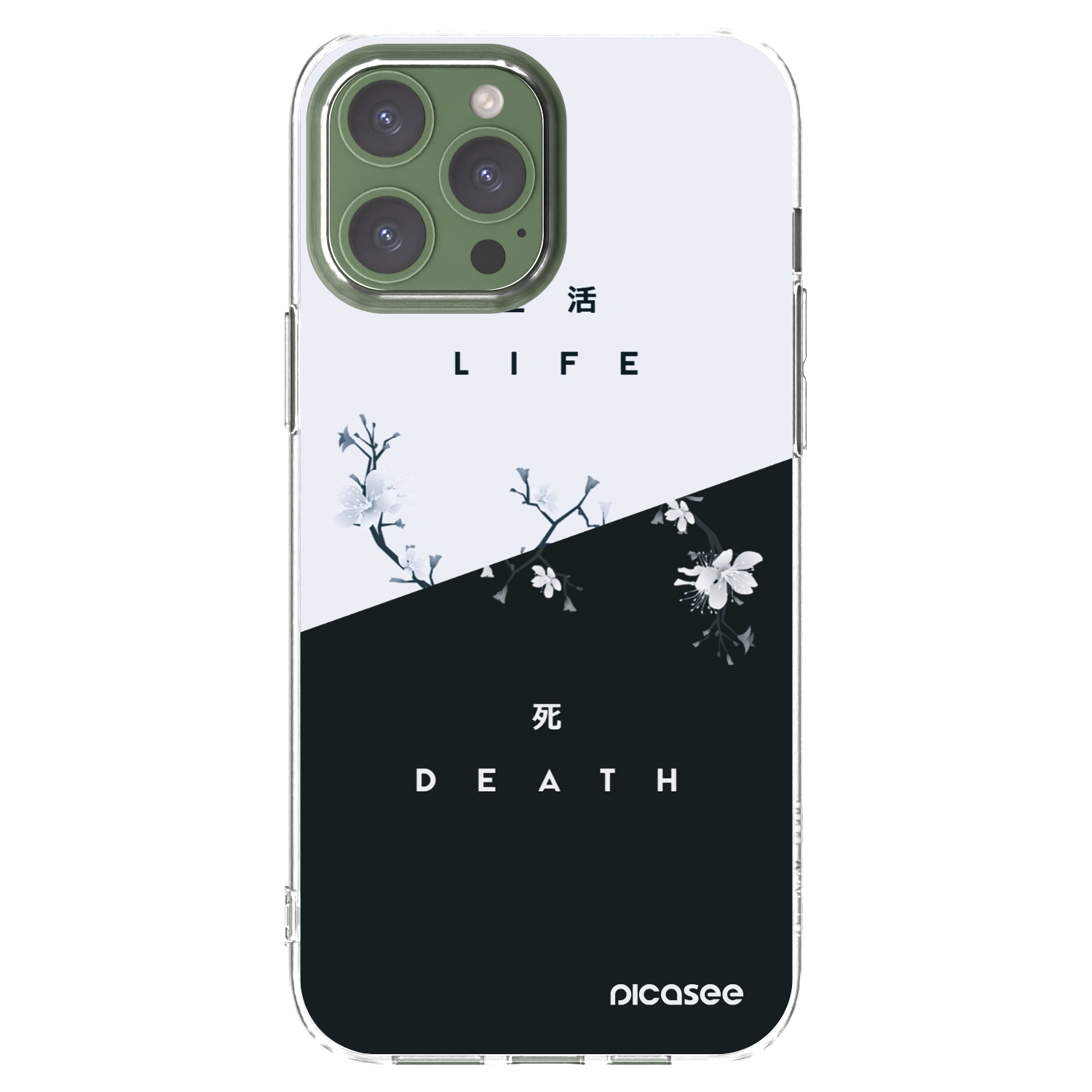Picasee husă transparentă din silicon pentru Apple iPhone 13 Pro Max - Life - Death
