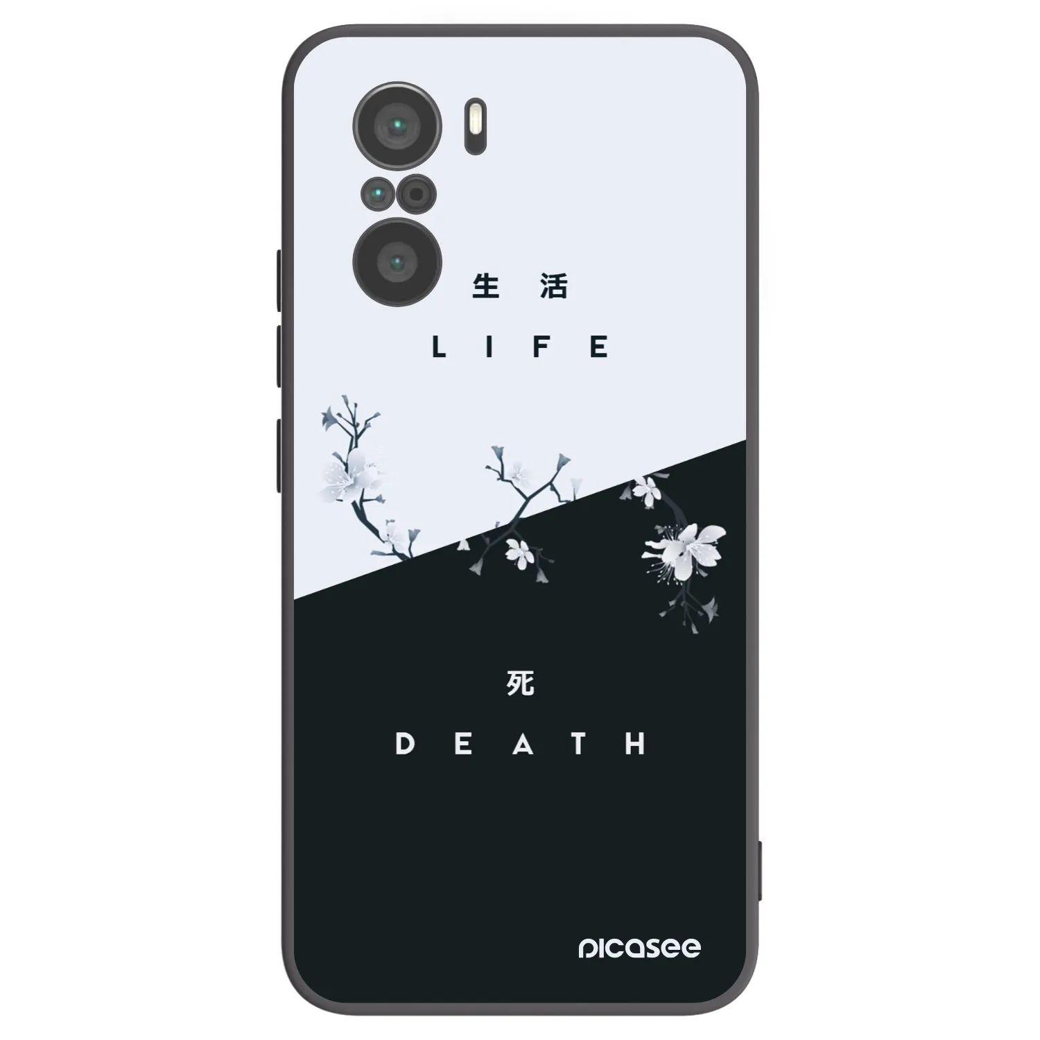 Picasee husă neagră din silicon pentru Xiaomi Poco F3 - Life - Death
