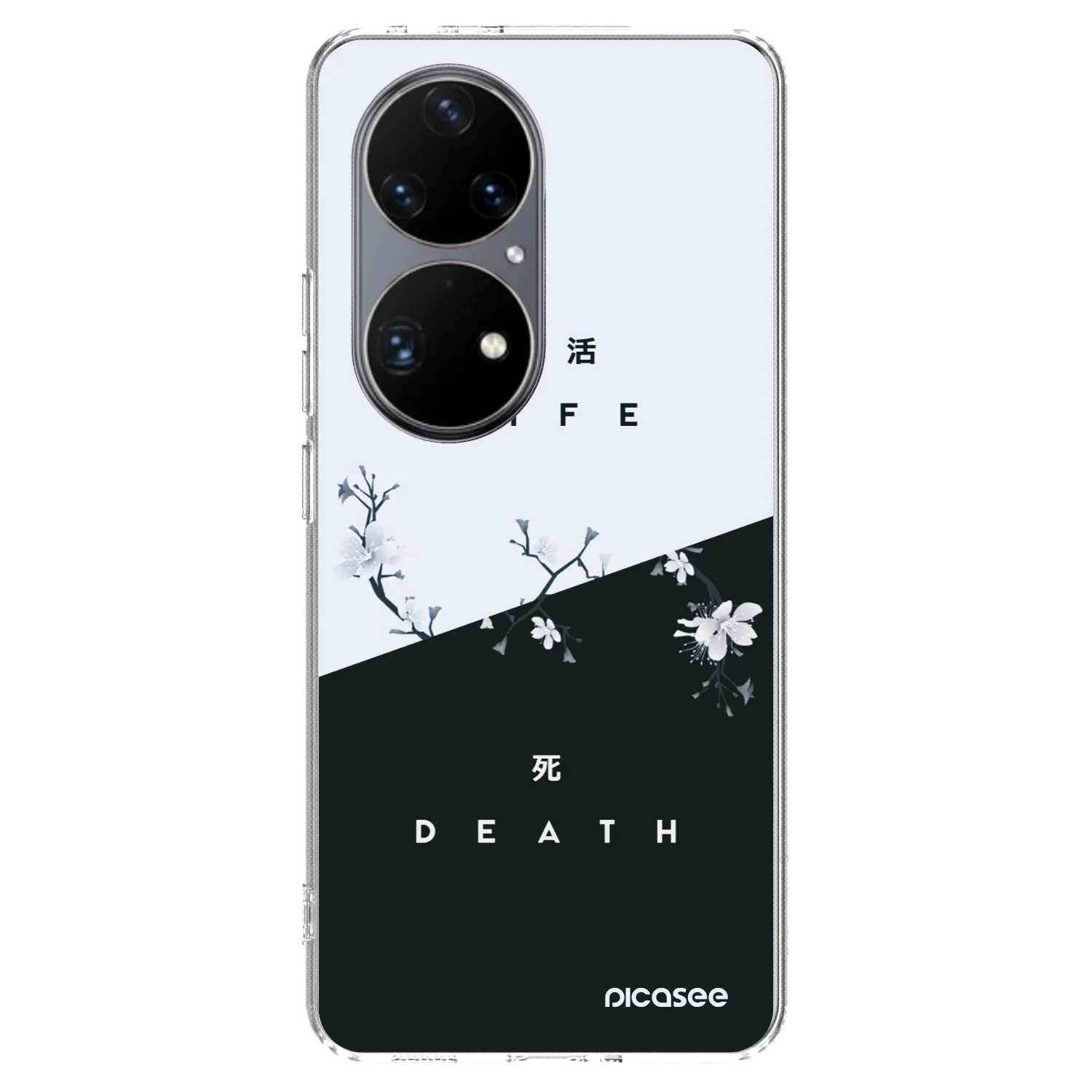 Picasee husă transparentă din silicon pentru Huawei P50 - Life - Death