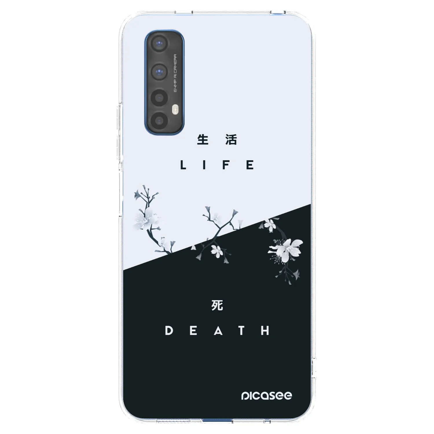 Picasee husă transparentă din silicon pentru Realme 7 - Life - Death