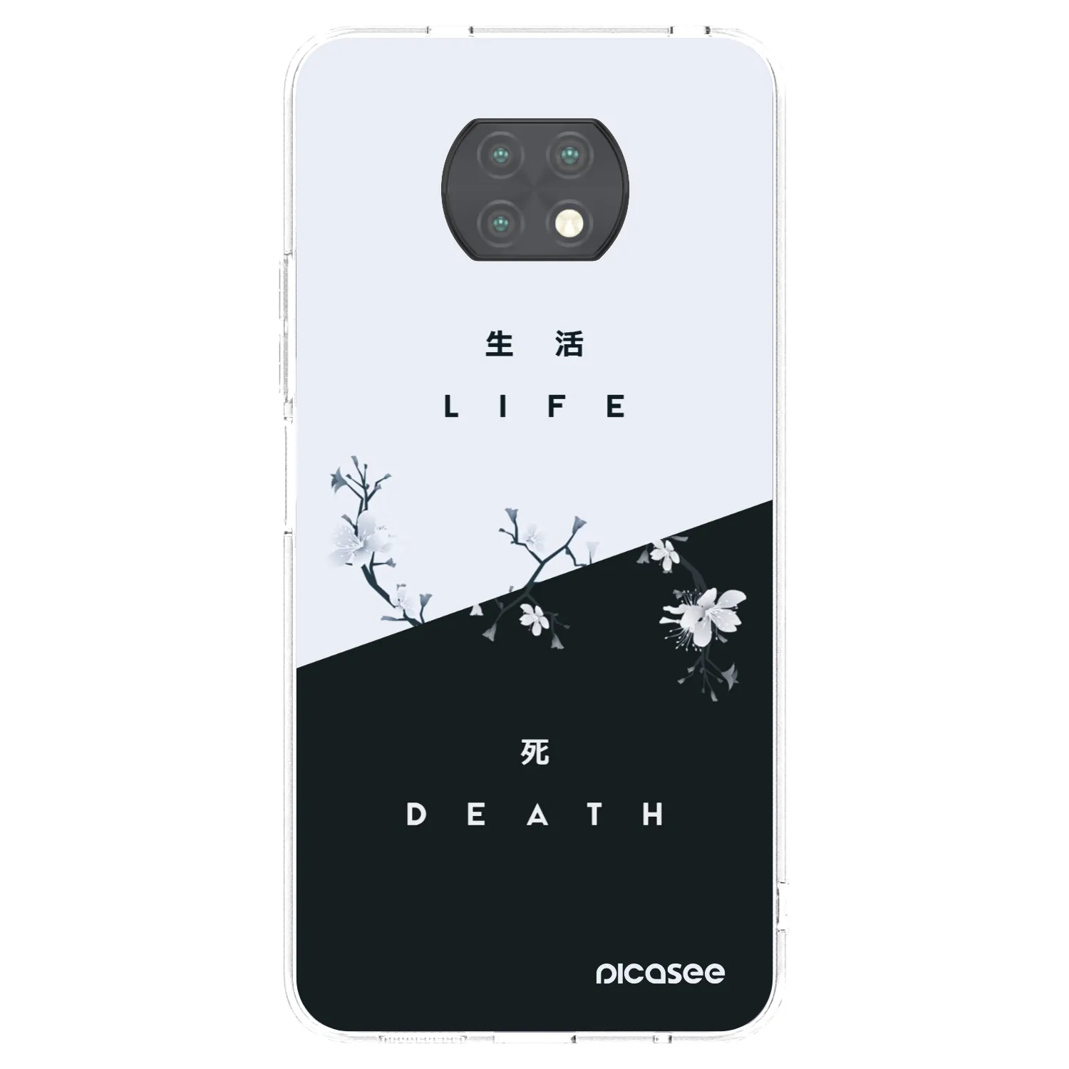 Picasee husă transparentă din silicon pentru Xiaomi Redmi Note 9T - Life - Death