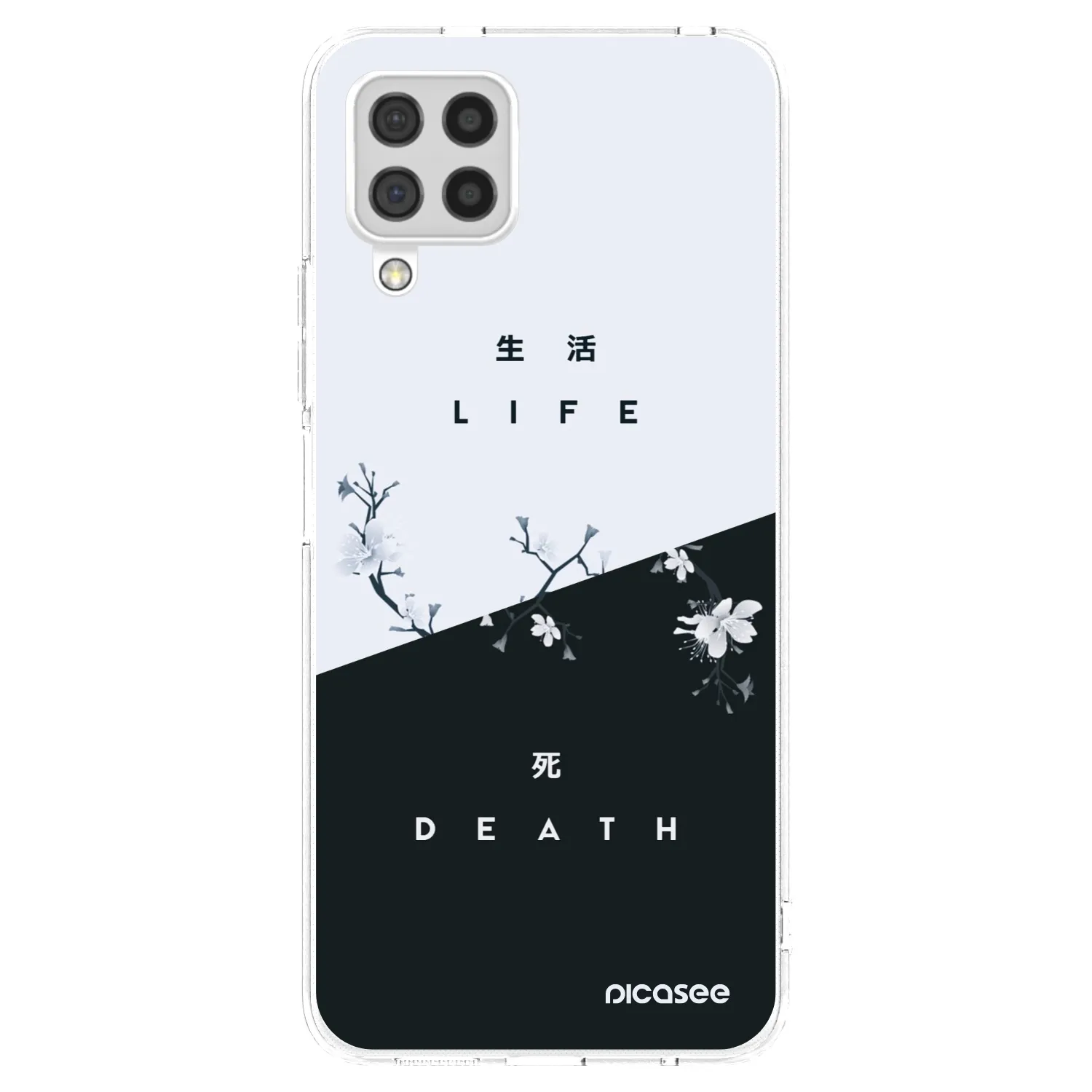 Picasee husă transparentă din silicon pentru Samsung Galaxy A22 A225F 4G - Life - Death