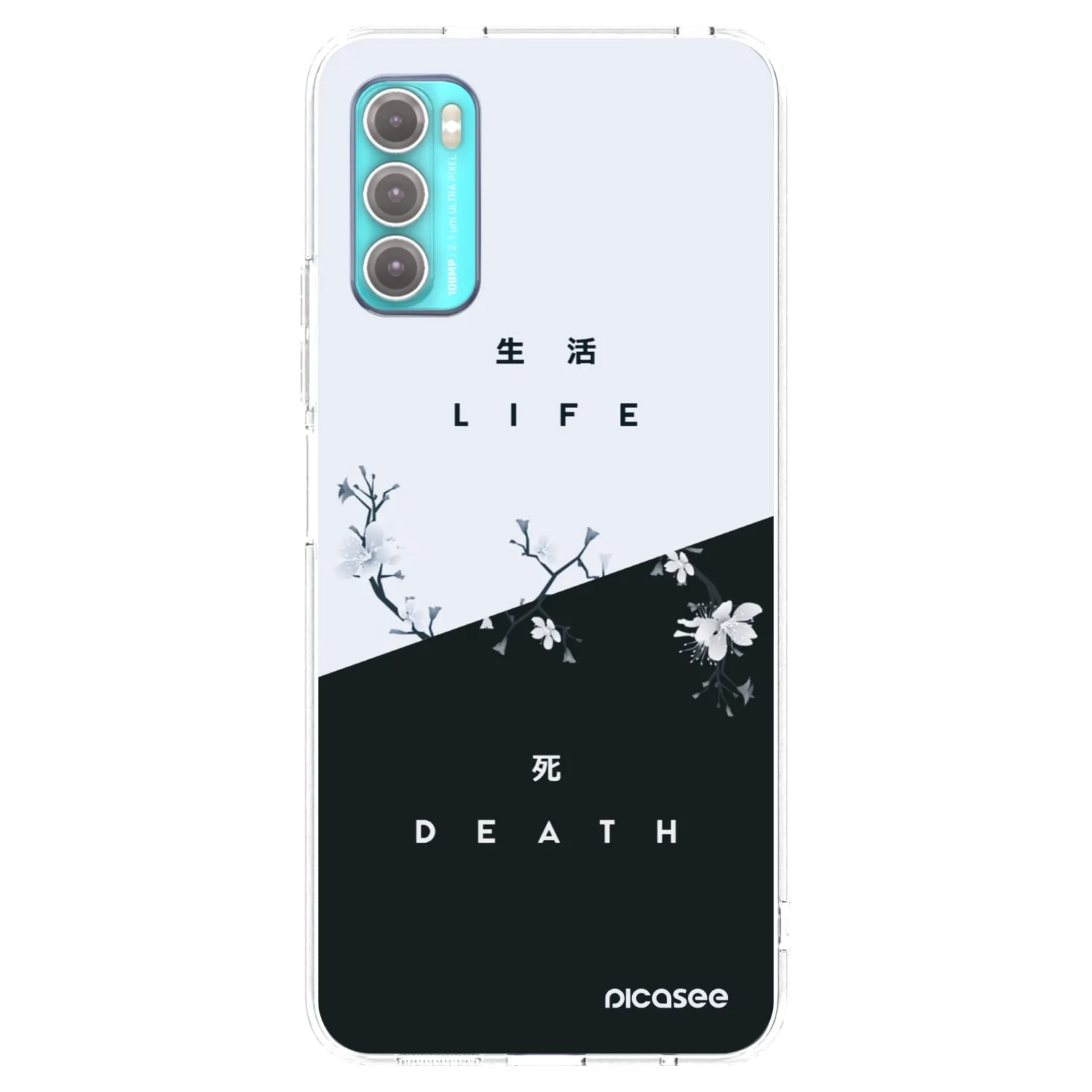Picasee husă transparentă din silicon pentru Motorola Moto G60 - Life - Death
