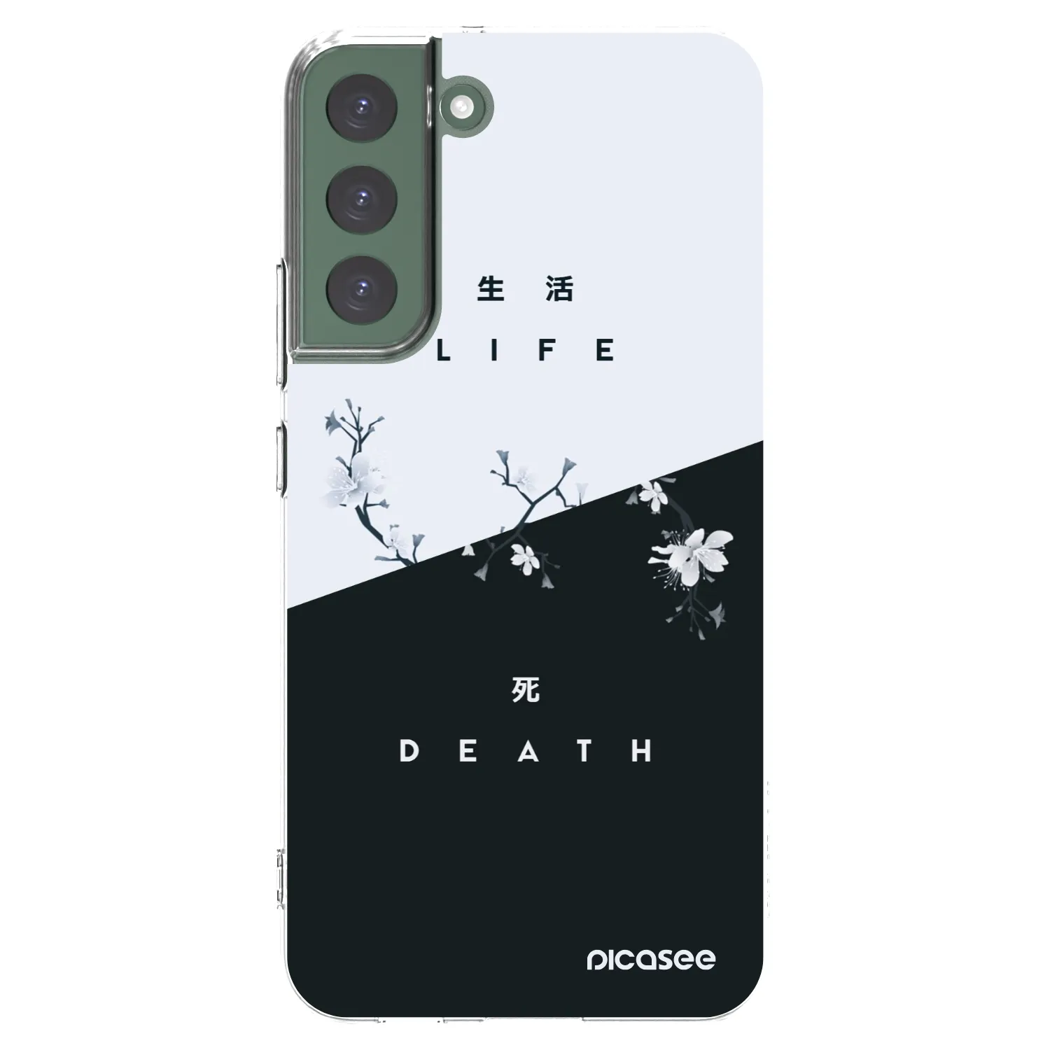 Picasee husă transparentă din silicon pentru Samsung Galaxy S22+ 5G - Life - Death