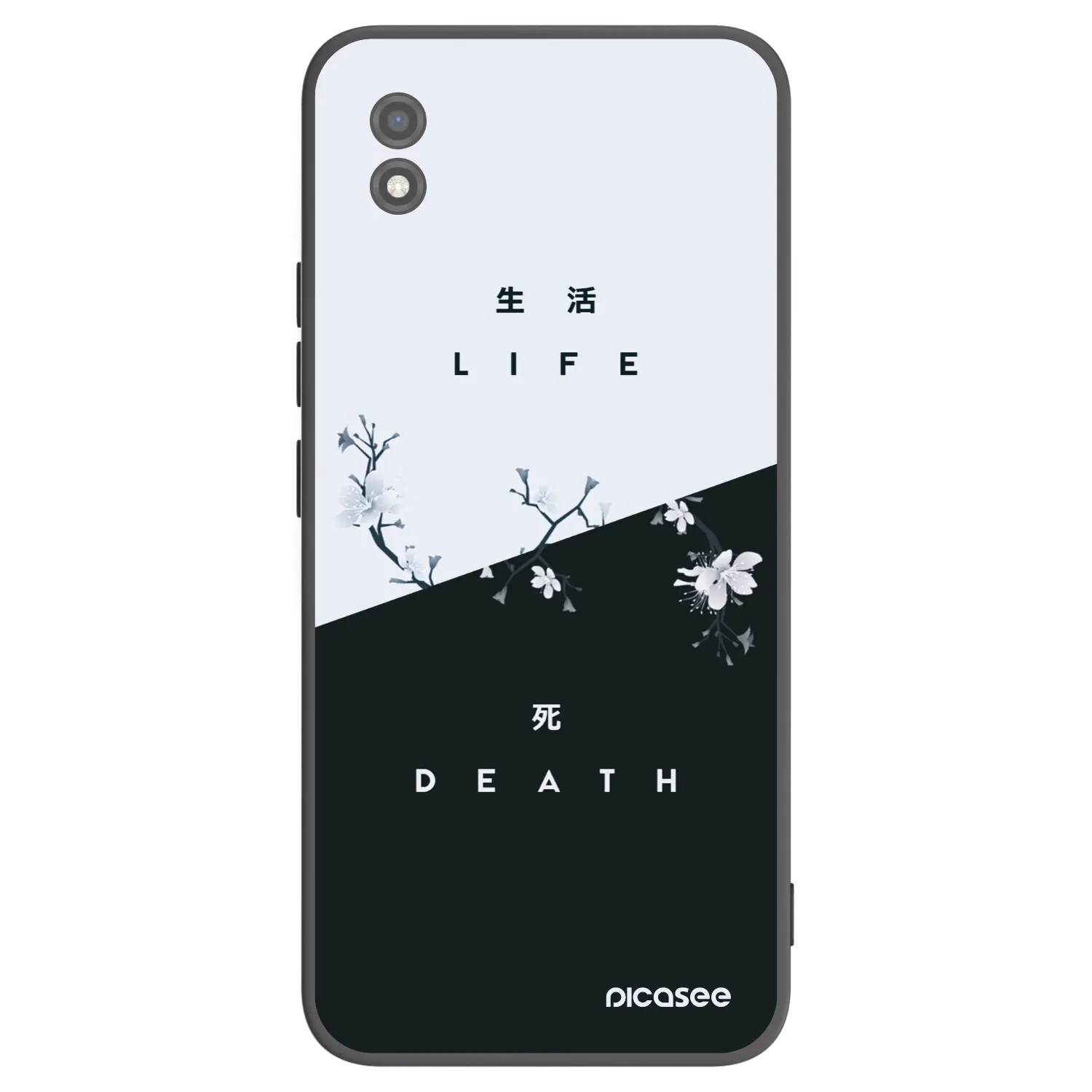 Picasee husă neagră din silicon pentru Realme C11 (2021) - Life - Death