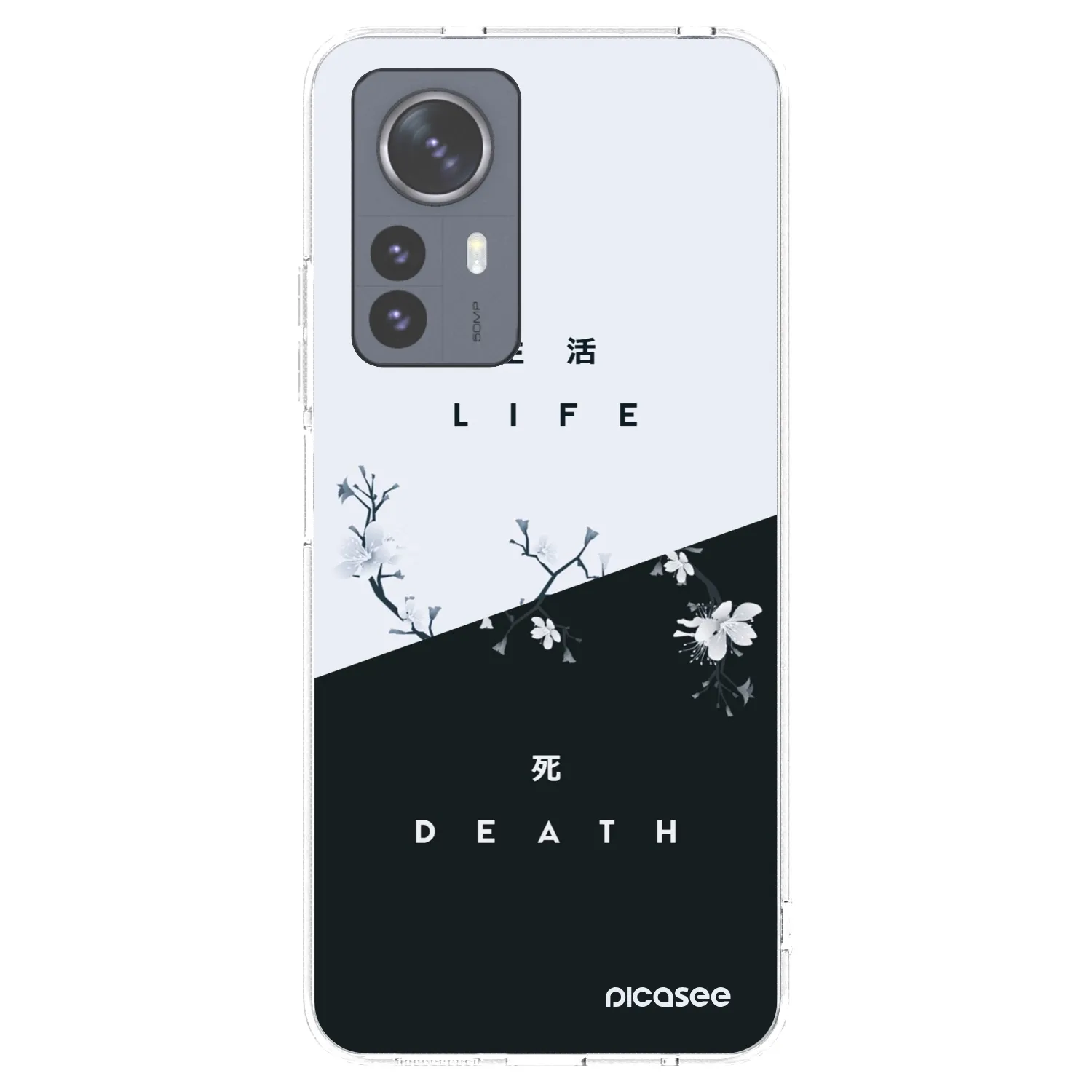 Picasee husă transparentă din silicon pentru Xiaomi 12 Pro - Life - Death