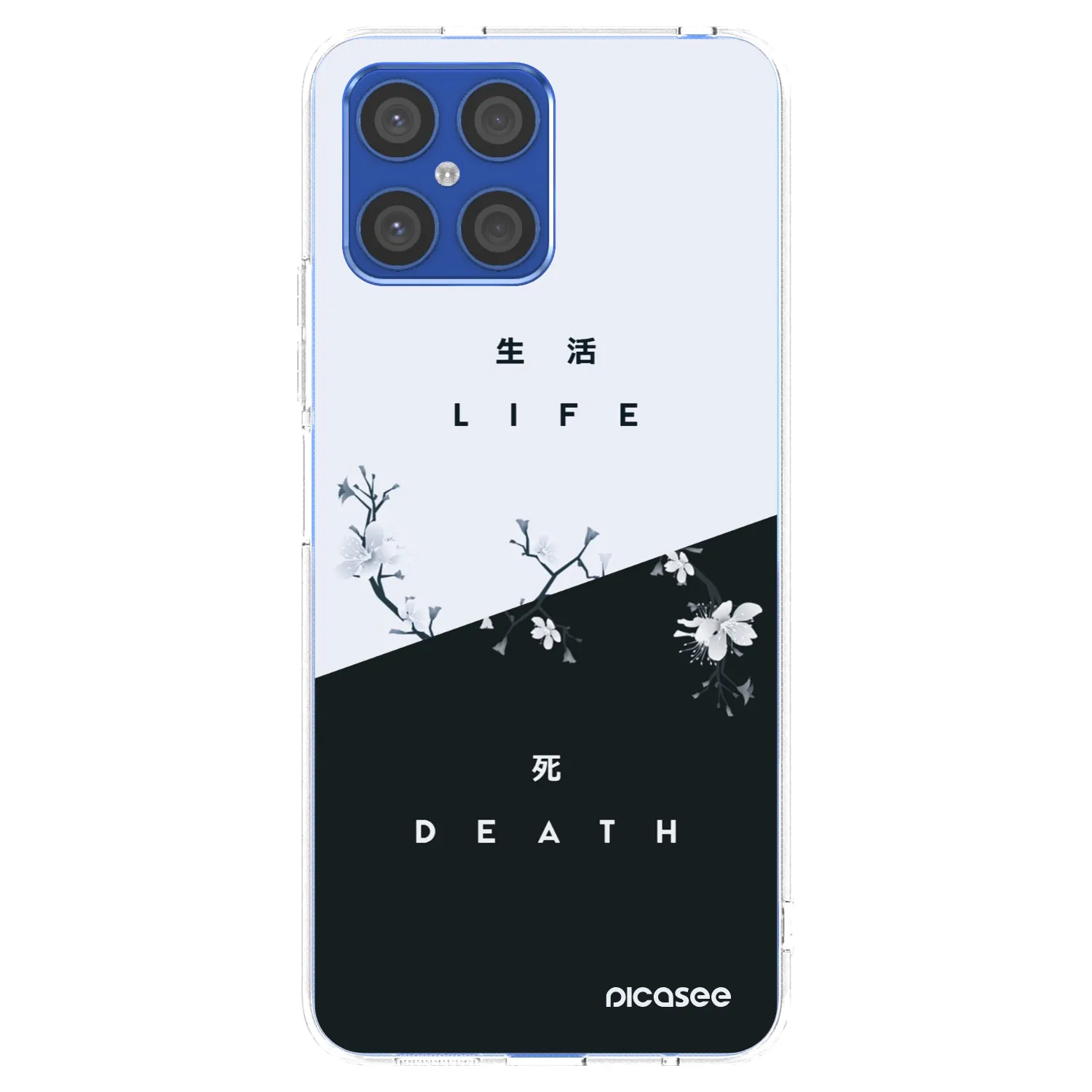Picasee husă transparentă din silicon pentru Honor X8 4G - Life - Death