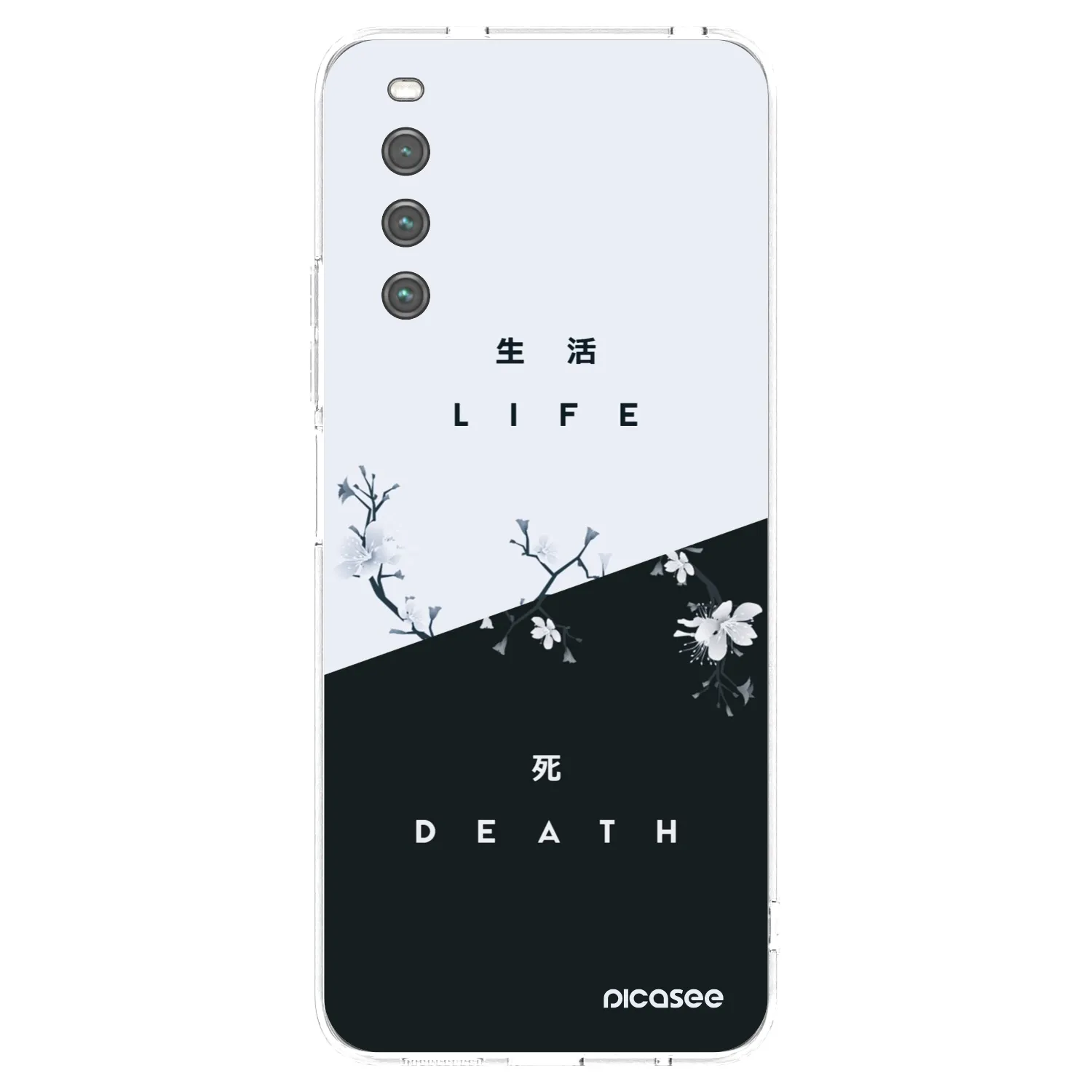 Picasee husă transparentă din silicon pentru Sony Xperia 10 IV 5G - Life - Death