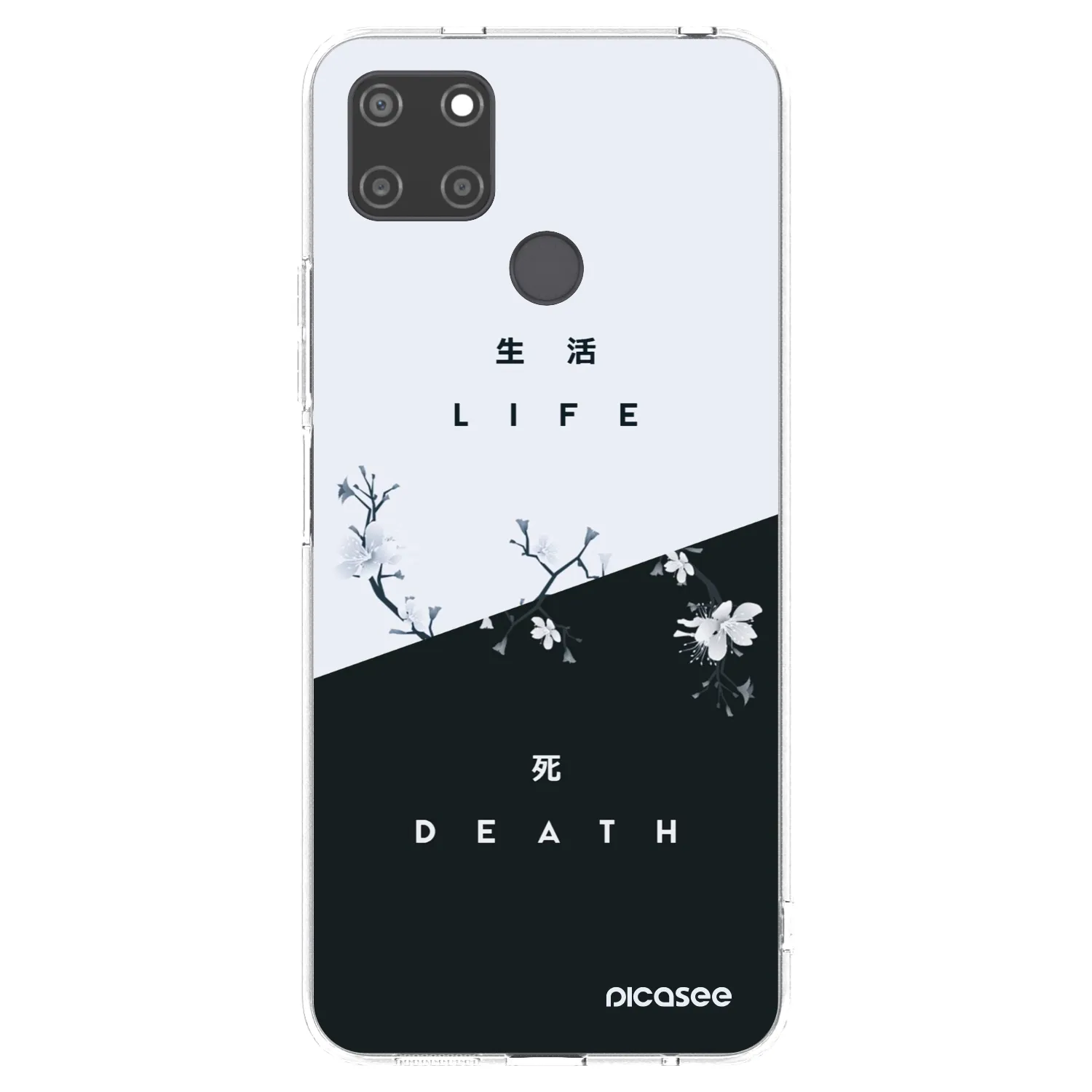 Picasee husă transparentă din silicon pentru Realme C21Y - Life - Death