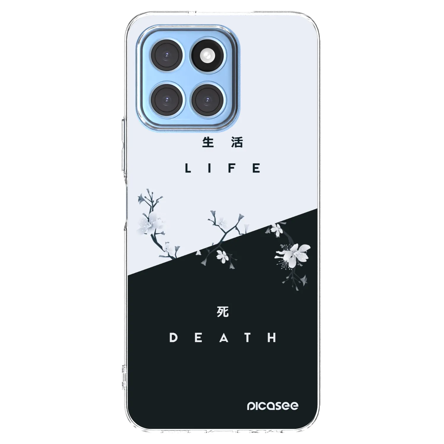 Picasee husă transparentă din silicon pentru Honor X6 - Life - Death