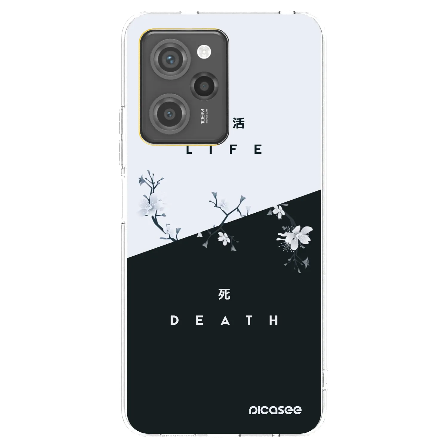 Picasee husă neagră din silicon pentru Xiaomi Poco X5 Pro - Life - Death