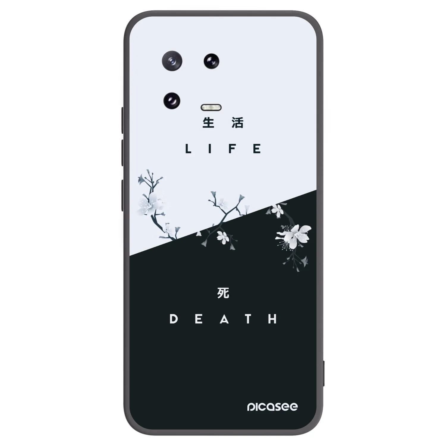 Picasee husă neagră din silicon pentru Xiaomi 13 Pro - Life - Death