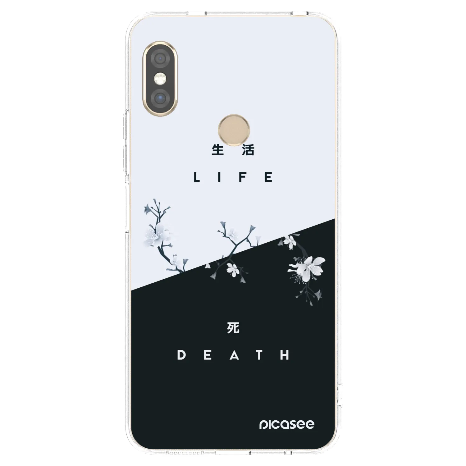 Picasee husă transparentă din silicon pentru Xiaomi Redmi Note 5 Global - Life - Death