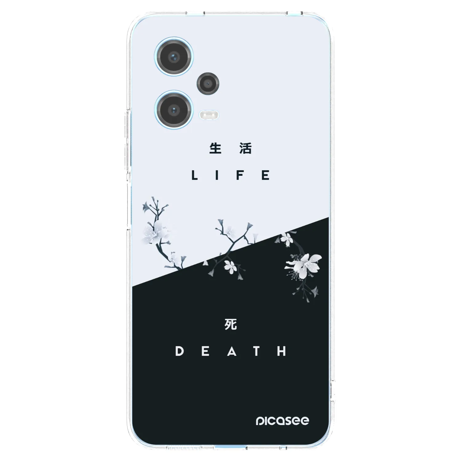 Picasee husă transparentă din silicon pentru Xiaomi Redmi Note 12 5G - Life - Death