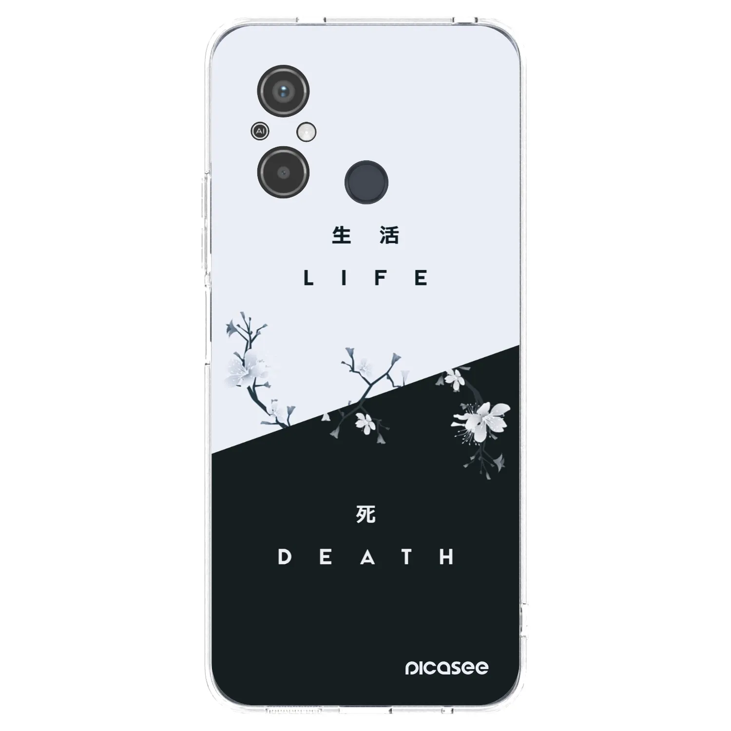 Picasee husă transparentă din silicon pentru Xiaomi Redmi 12C - Life - Death