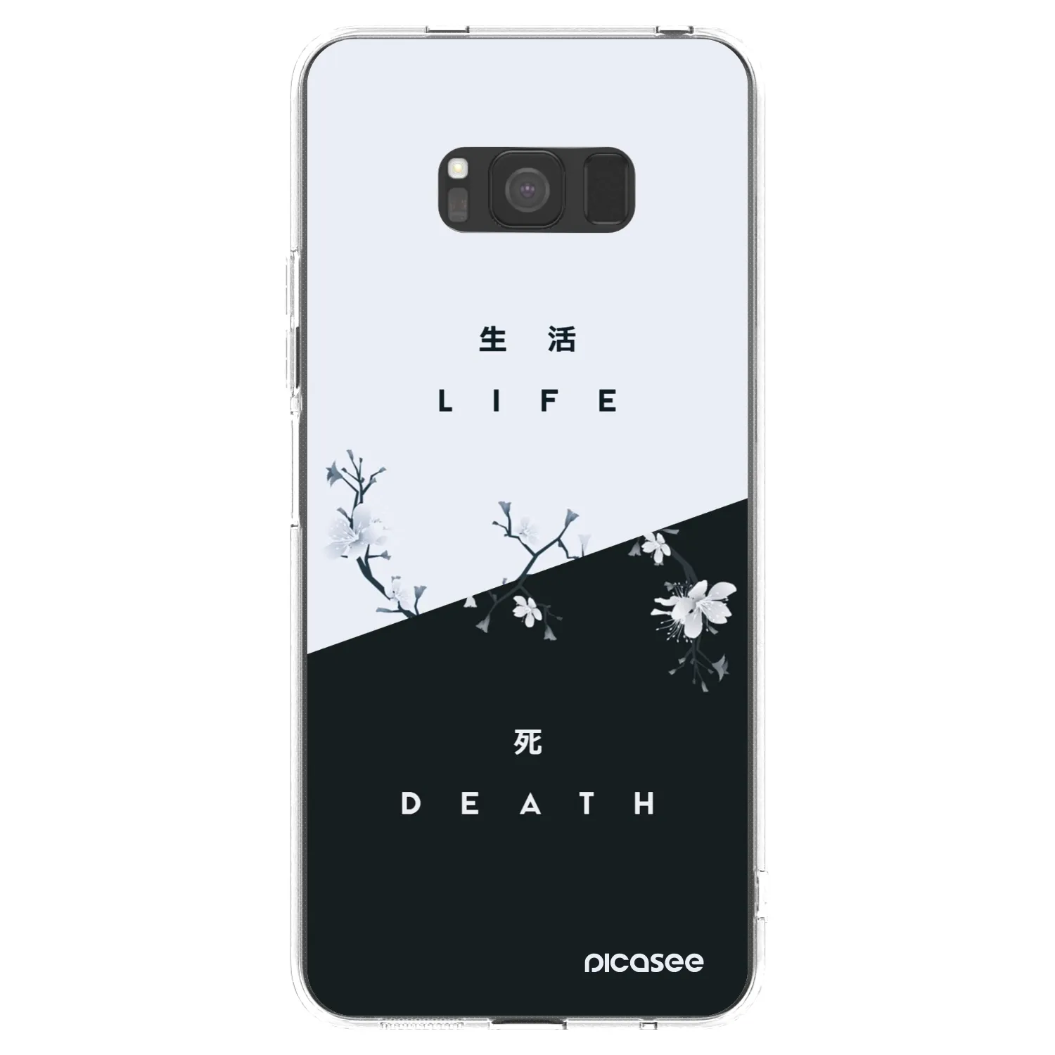 Picasee husă transparentă din silicon pentru Samsung Galaxy S8 G950F - Life - Death