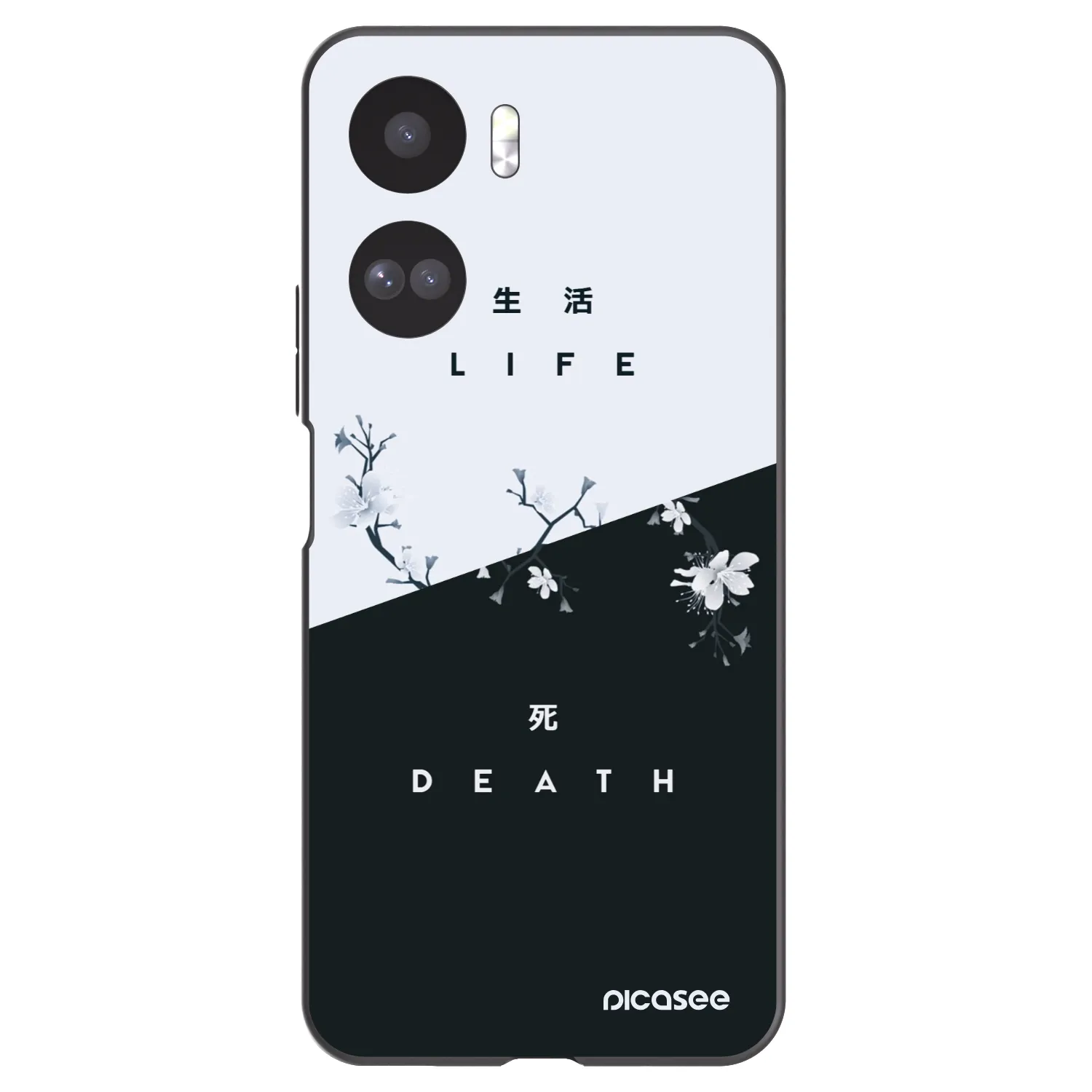 Picasee husă neagră din silicon pentru Honor 90 Lite 5G - Life - Death