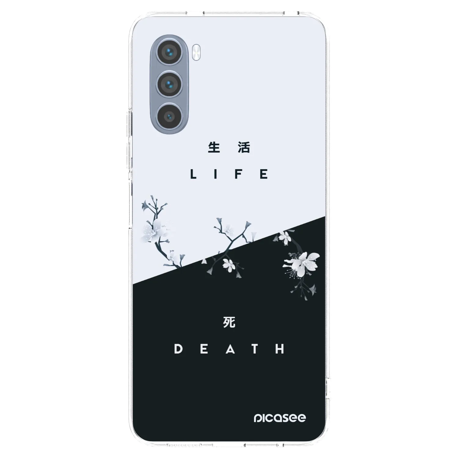 Picasee husă transparentă din silicon pentru Motorola Moto G62 - Life - Death
