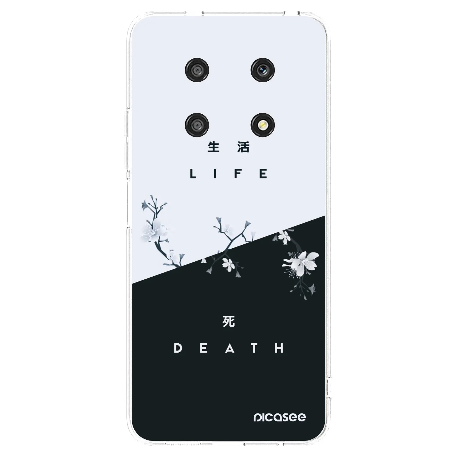 Picasee husă transparentă din silicon pentru Honor Magic4 Lite 5G - Life - Death
