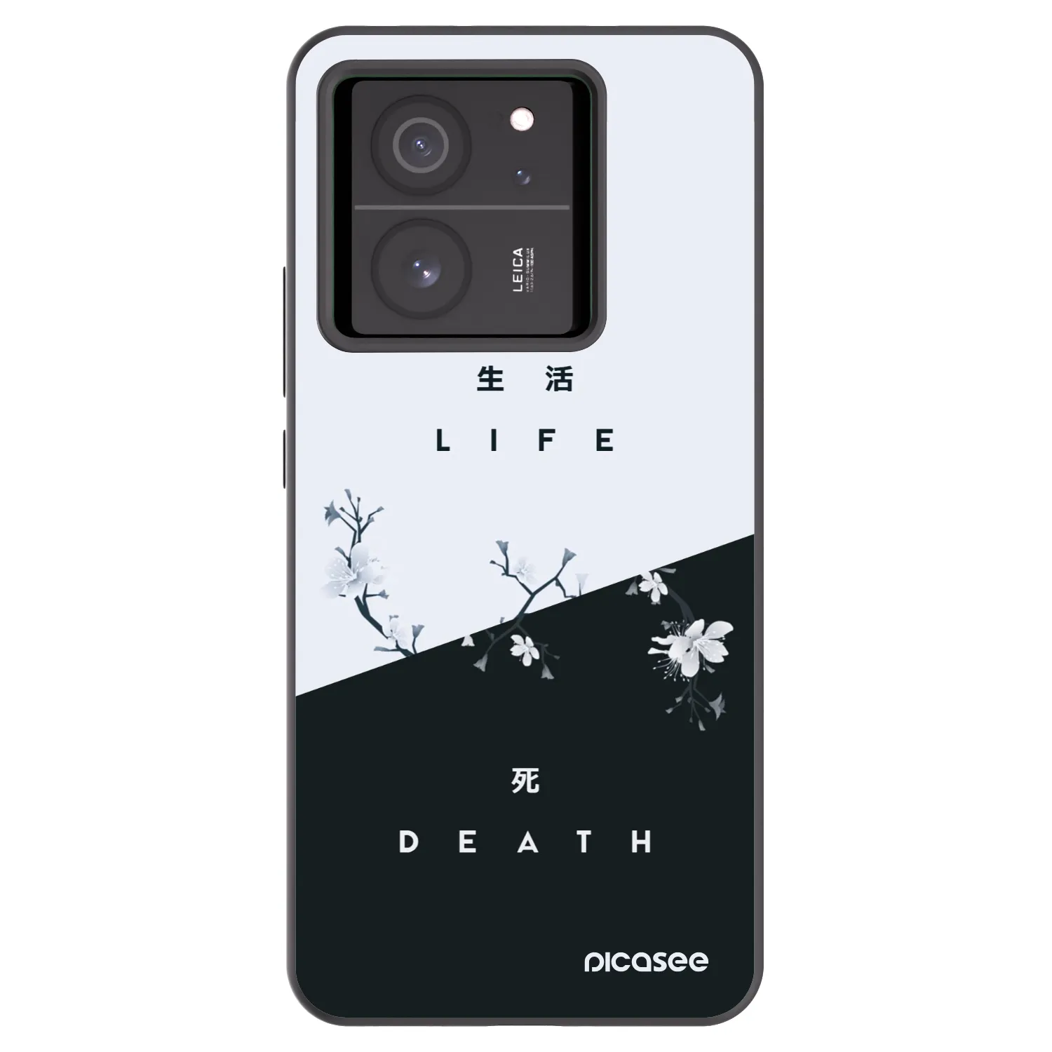 Picasee husă neagră din silicon pentru Xiaomi 13T Pro - Life - Death