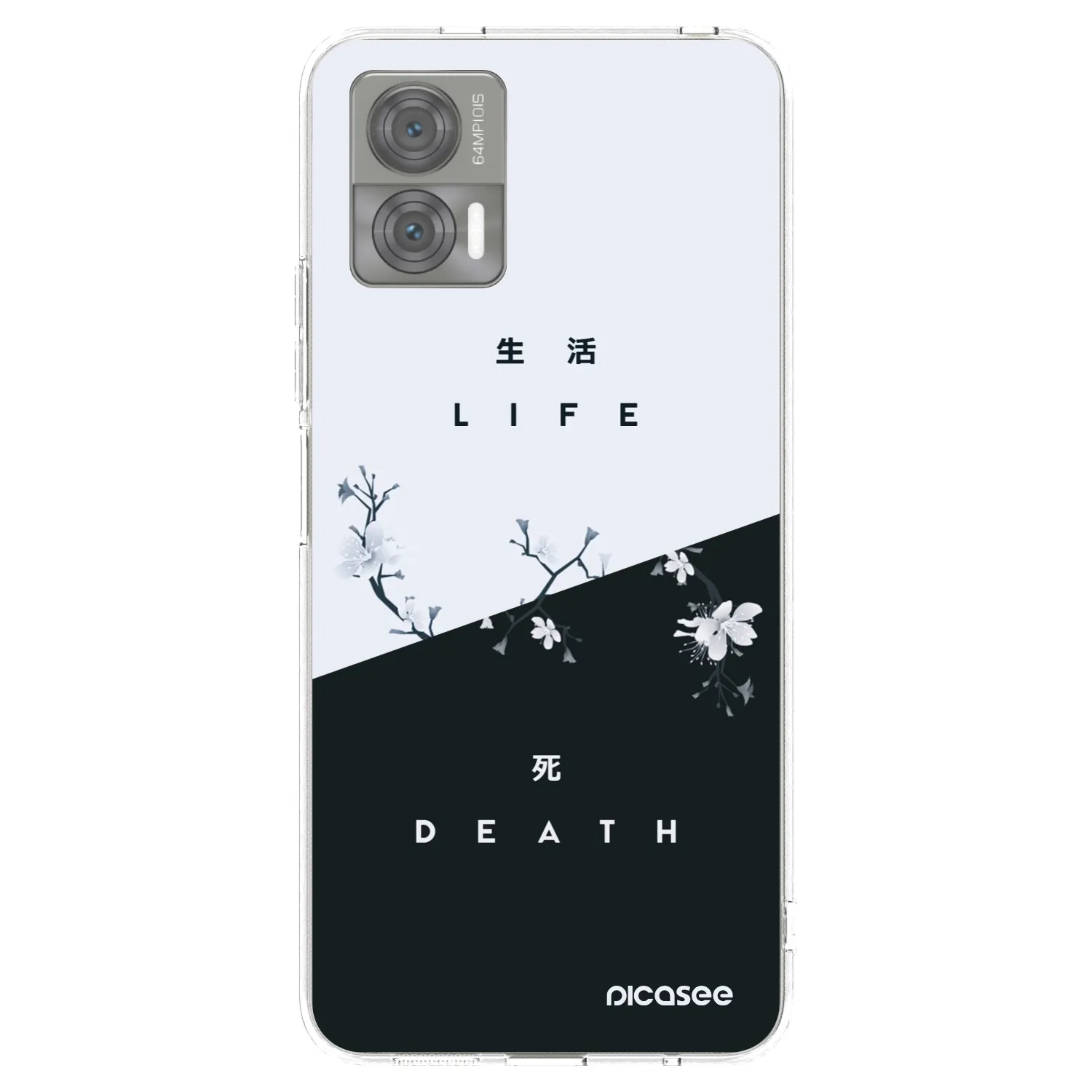 Picasee husă transparentă din silicon pentru Motorola Edge 30 Neo - Life - Death