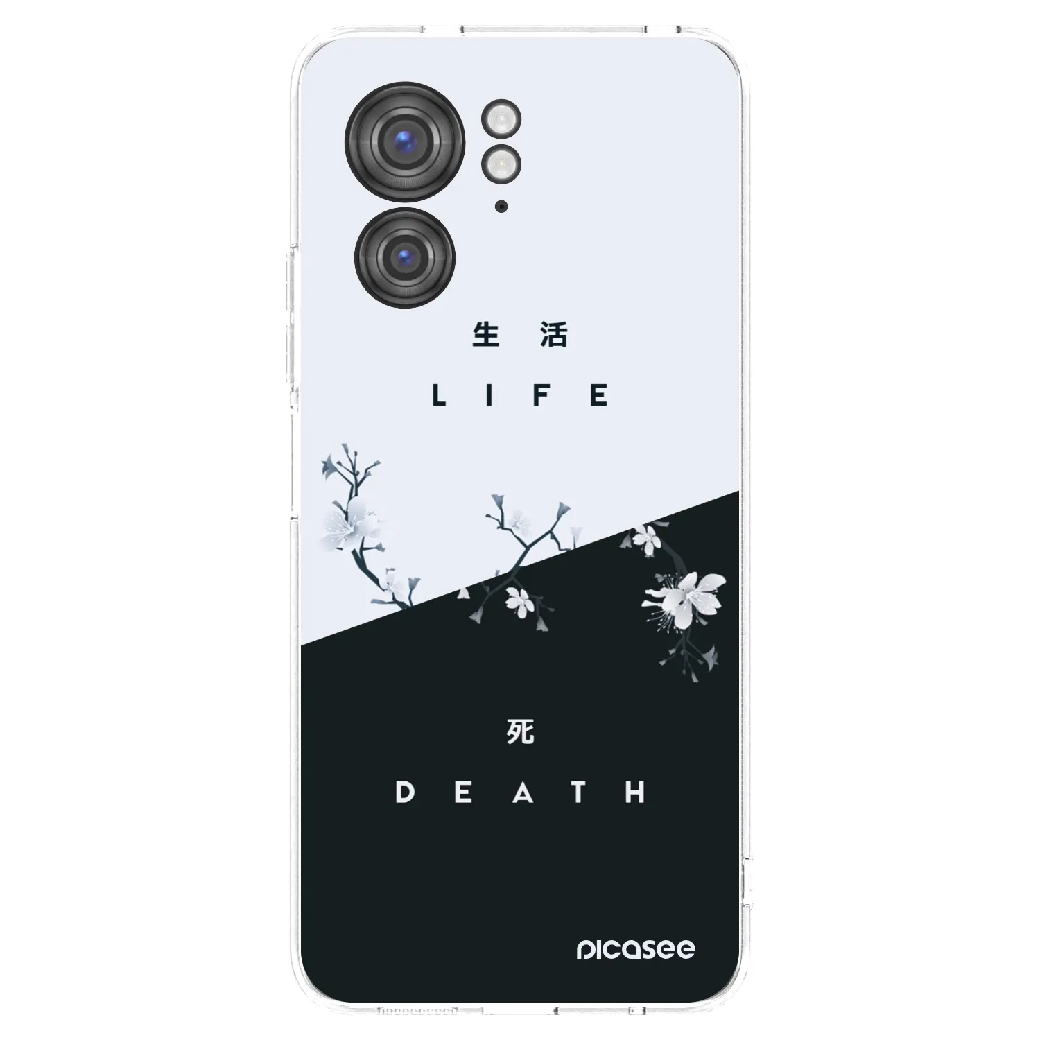 Picasee husă transparentă din silicon pentru Motorola Edge 40 - Life - Death