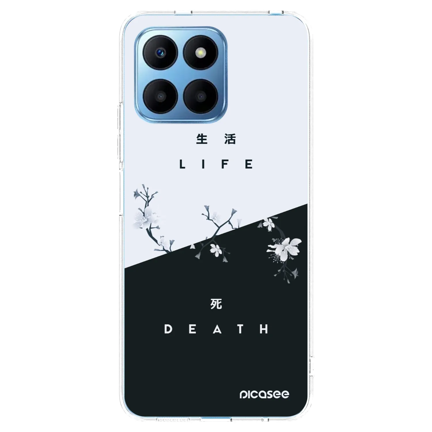 Picasee husă transparentă din silicon pentru Honor 70 Lite - Life - Death