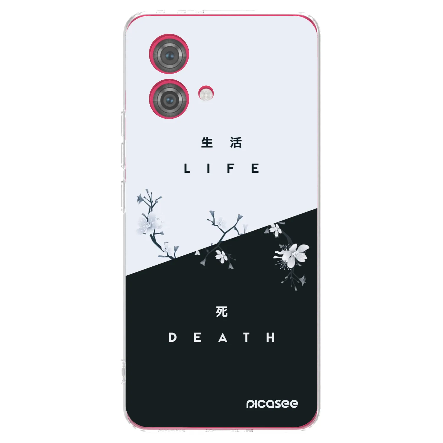 Picasee husă transparentă din silicon pentru Motorola Moto G84 5G - Life - Death