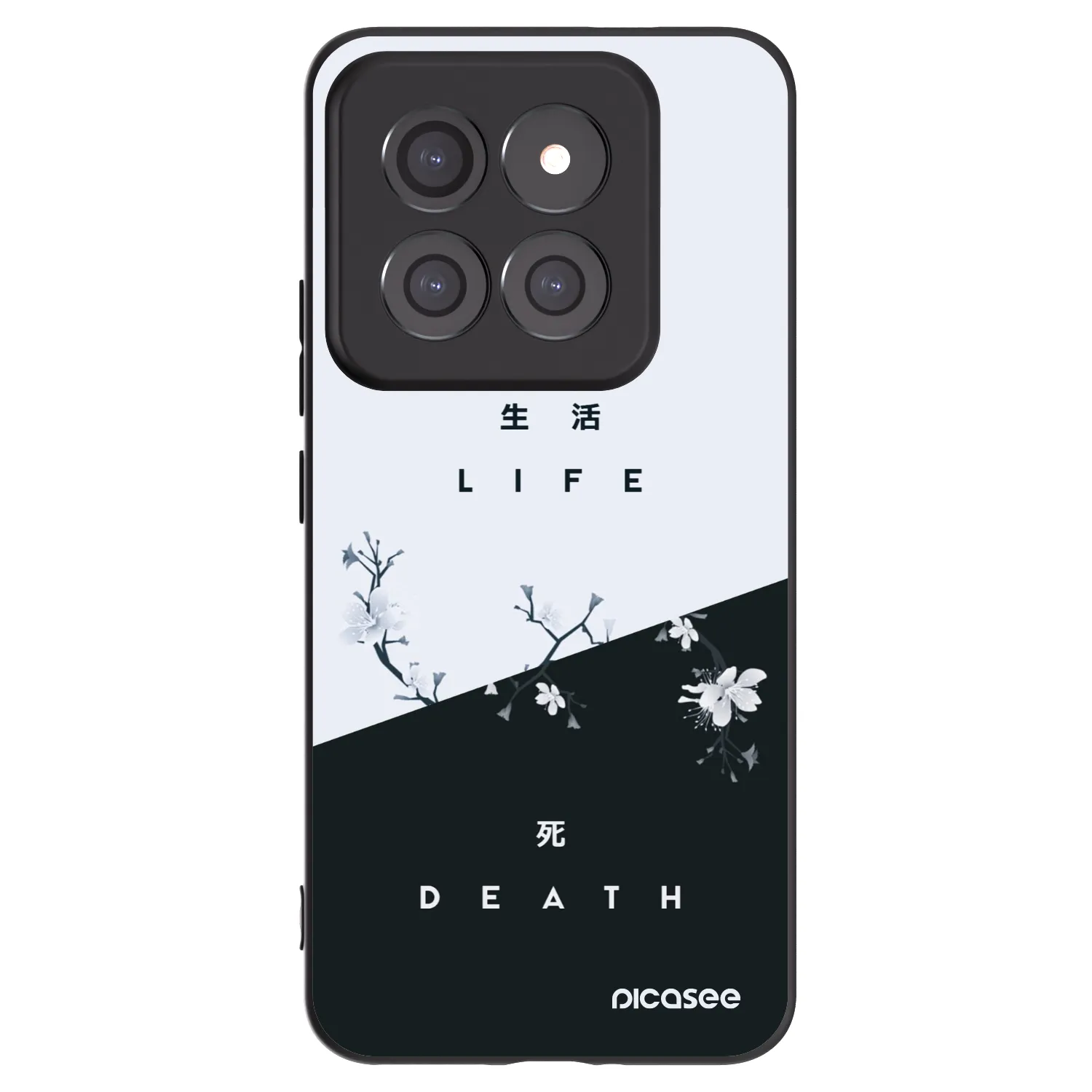 Picasee husă neagră din silicon pentru Xiaomi 14 Pro - Life - Death
