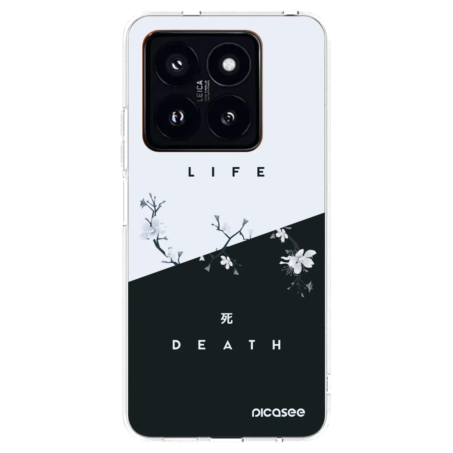 Picasee husă transparentă din silicon pentru Xiaomi 14 Pro - Life - Death
